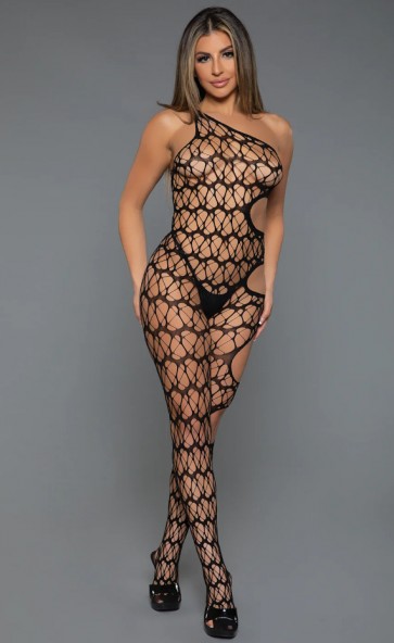 In Your Dreams One Shoulder Bodystocking 