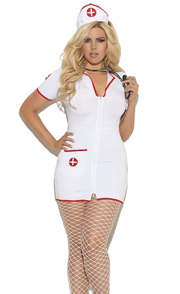 Sexy Head Nurse Costume Plus Size