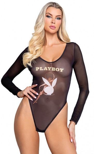 Playboy Cover Girl Mesh Teddy  