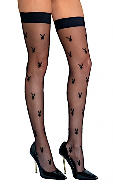 Playboy Bunny Noir Stockings