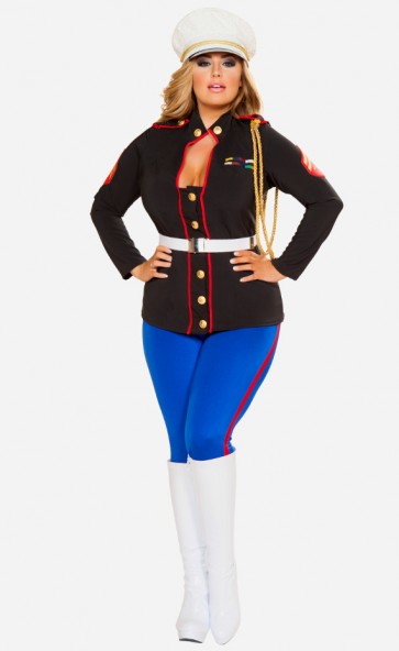 Sexy Marine Corporal Costume Plus Size
