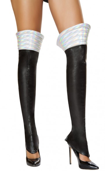 Space Girl Costume Black Leggings
