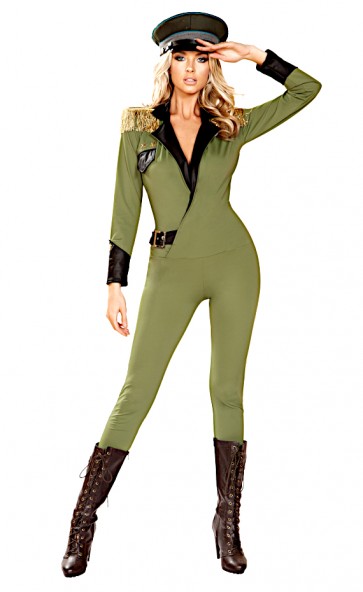 Military Army Babe Costume