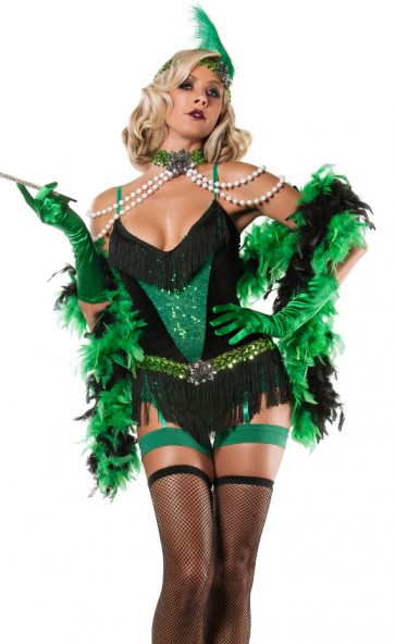 Emerald Flapper Costume