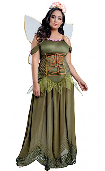 Rose Fairy Princess Costume Plus Size