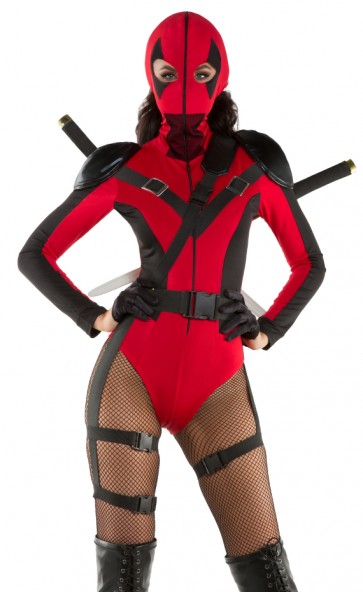 Sexy Dead Assassin Romper Costume
