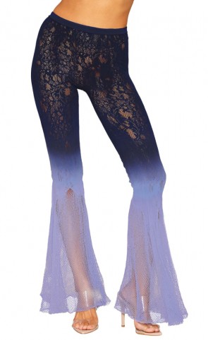 Knitted Lace Flair Leg Pantyhose