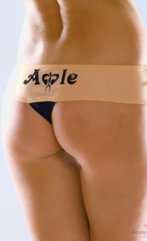 Apple Pie Applique Nude Thong