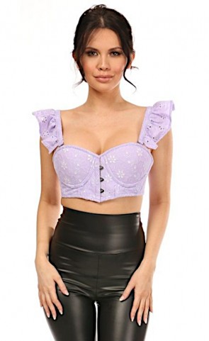 Underwire Bustier Top w/Removable Sleeves 