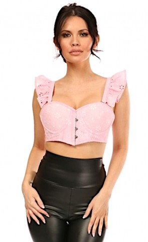 Underwire Bustier w/Removable Sleeves Plus Size