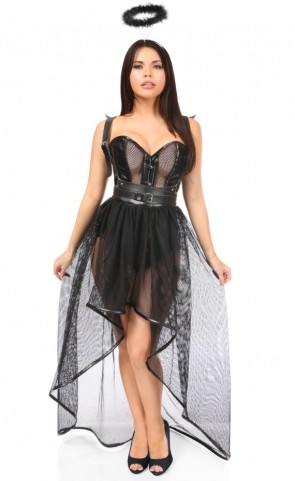 Lavish Gothic Angel Corset Costume Plus Size  