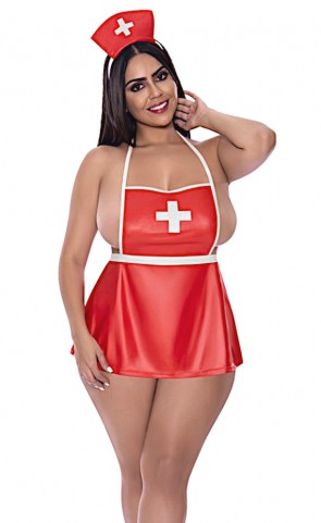 Dress Up Sexual Healing Nurse Costume Plus Size