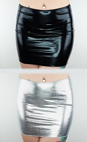 Foil Tube Skirt 
