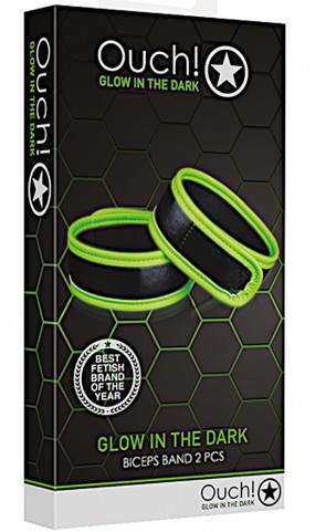 Ouch! Glow in the Dark Biceps Band 2-Pack