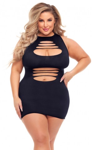 Can't Commit Cut Out Dress Plus Size