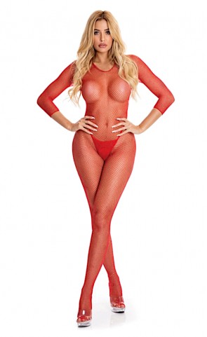 Risque Crotchless Net Bodystocking 