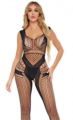 Catch Feelings Crotchless Bodystocking