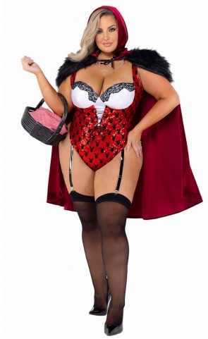 Playboy Enchanted Forest Little Red Plus Size