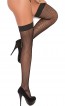 Fishnet Thigh Hi With Silicone Top