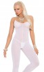 Open Crotch Opaque Bodystocking Plus