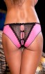 Crotchless Panty With Back Bows