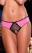 Crotchless Panty With Back Bows